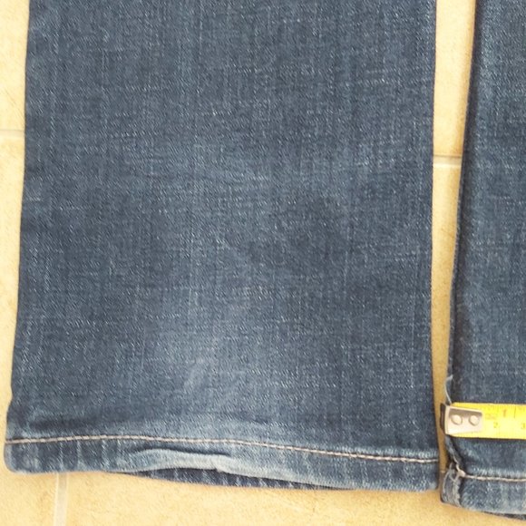 Jeans Seven7 Women Size 28 x 31 inseam Slim Straight Low Waist Zippered Pockets - Picture 12 of 16